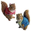Design Toscano Grandmother and Grandfather Squirrel Statues: Set of Two QM94685